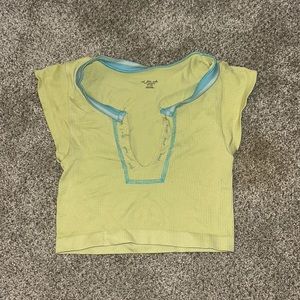 Out from Under Go for Gold Seamless Cropped Top